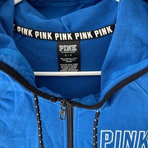 Victoria's Secret PINK Blue Zip-Up Hoodie jacket